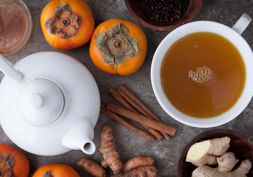 Spiced-Persimmon-Turmeric-Tea-Recipe-Gourmande-in-the-Kitchen
