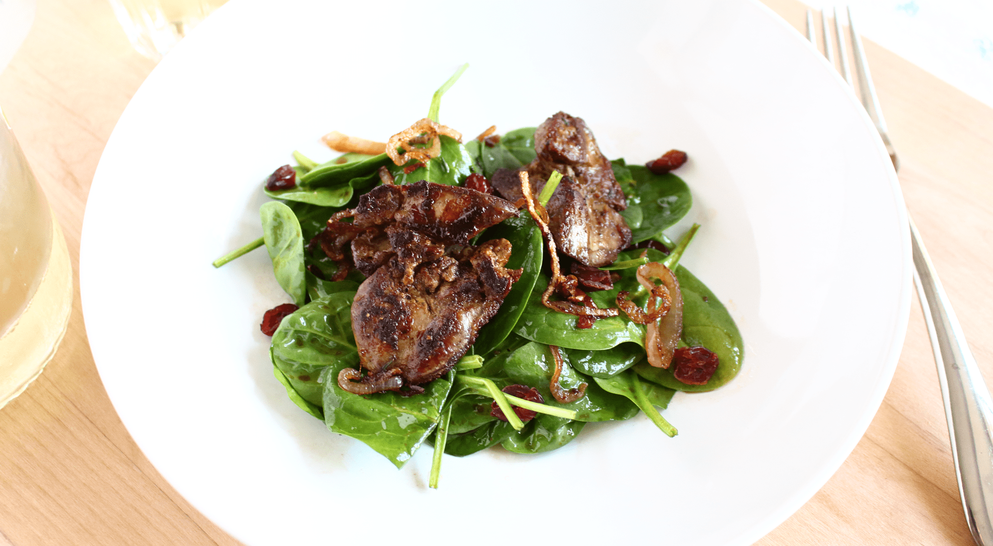 chickenLiverSpinachSalad11111111